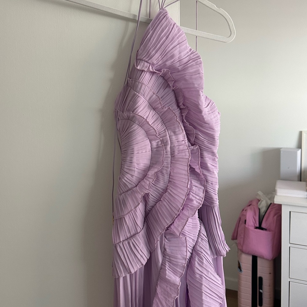 LILAC RUFFLE DRESS - Picture 7 of 8